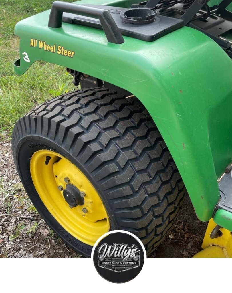 WE DO LAWN MOWER TIRES! Willys Hobby Shop
